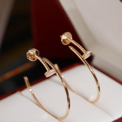 [Zalyn Jewelry ]JUSTE EARRINGS DIAMONDS 1.8MM