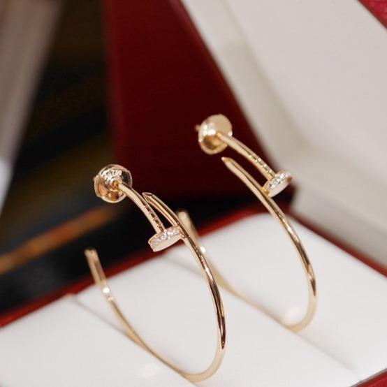 [Zalyn Jewelry ]JUSTE EARRINGS DIAMONDS 1.8MM