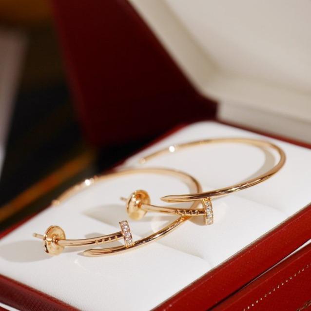 [Zalyn Jewelry ]JUSTE EARRINGS DIAMONDS 1.8MM
