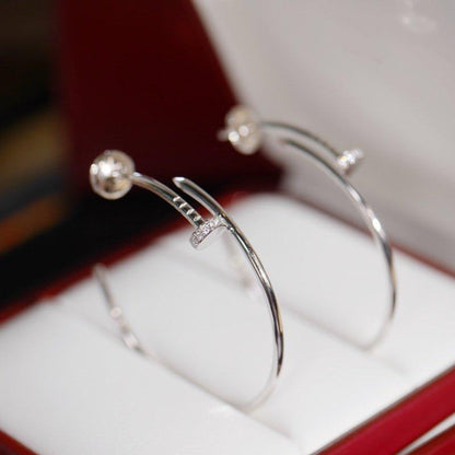 [Zalyn Jewelry ]JUSTE EARRINGS DIAMONDS 1.8MM