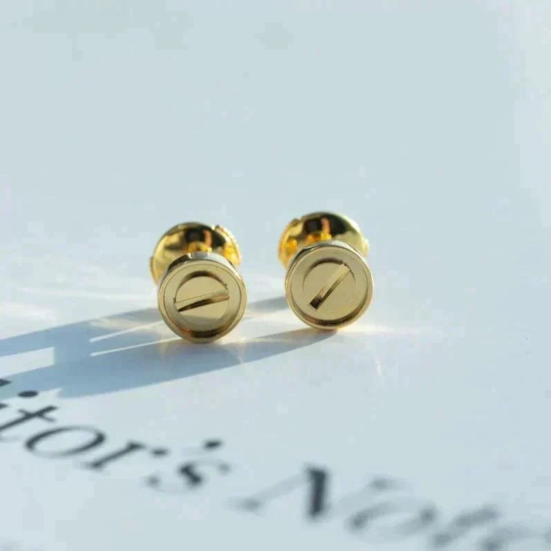 [Zalyn Jewelry ]LOVE EARRINGS GOLD 10MM