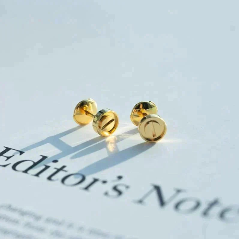 [Zalyn Jewelry ]LOVE EARRINGS GOLD 10MM