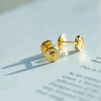 [Zalyn Jewelry ]LOVE EARRINGS GOLD 10MM