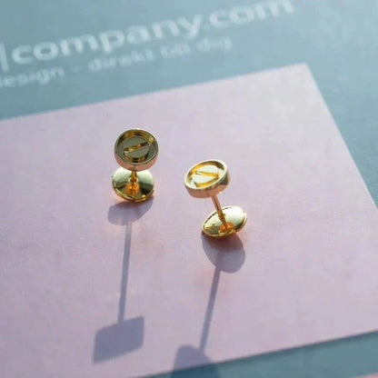 [Zalyn Jewelry ]LOVE EARRINGS GOLD 10MM