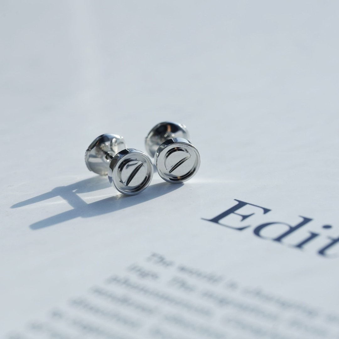 [Zalyn Jewelry ]LOVE EARRINGS SILVER 10MM