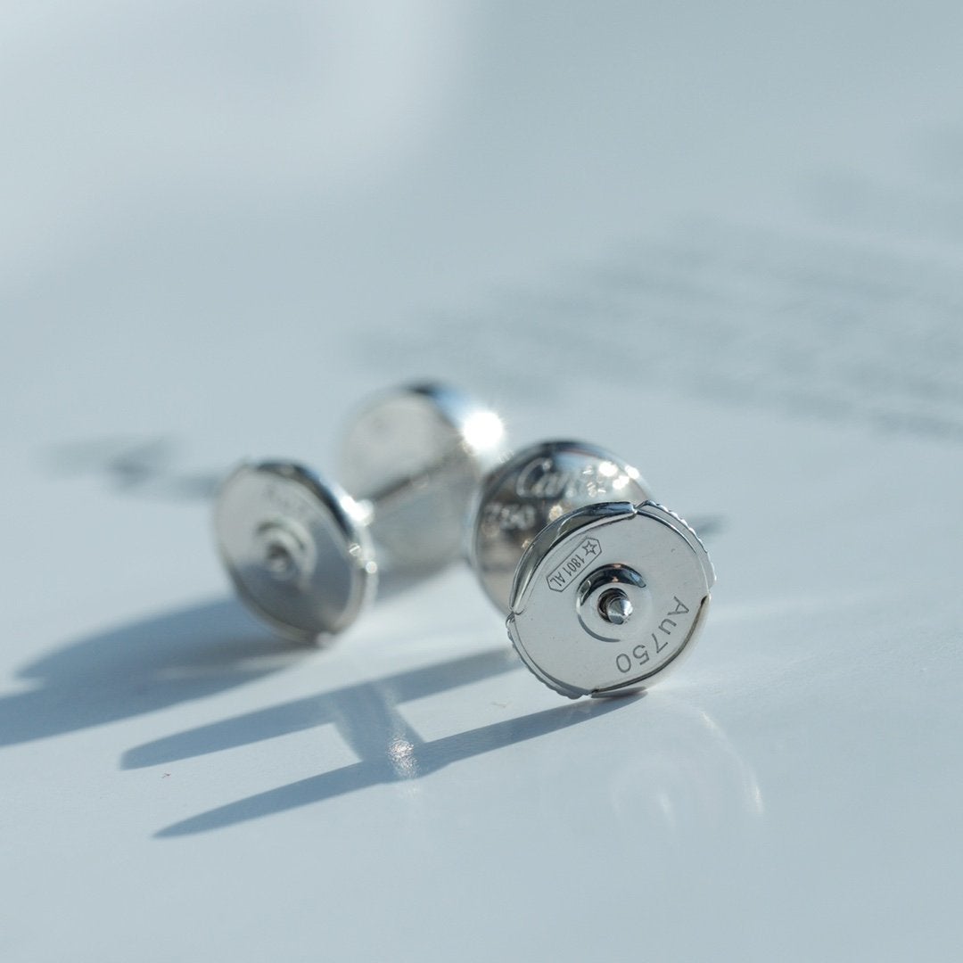 [Zalyn Jewelry ]LOVE EARRINGS SILVER 10MM