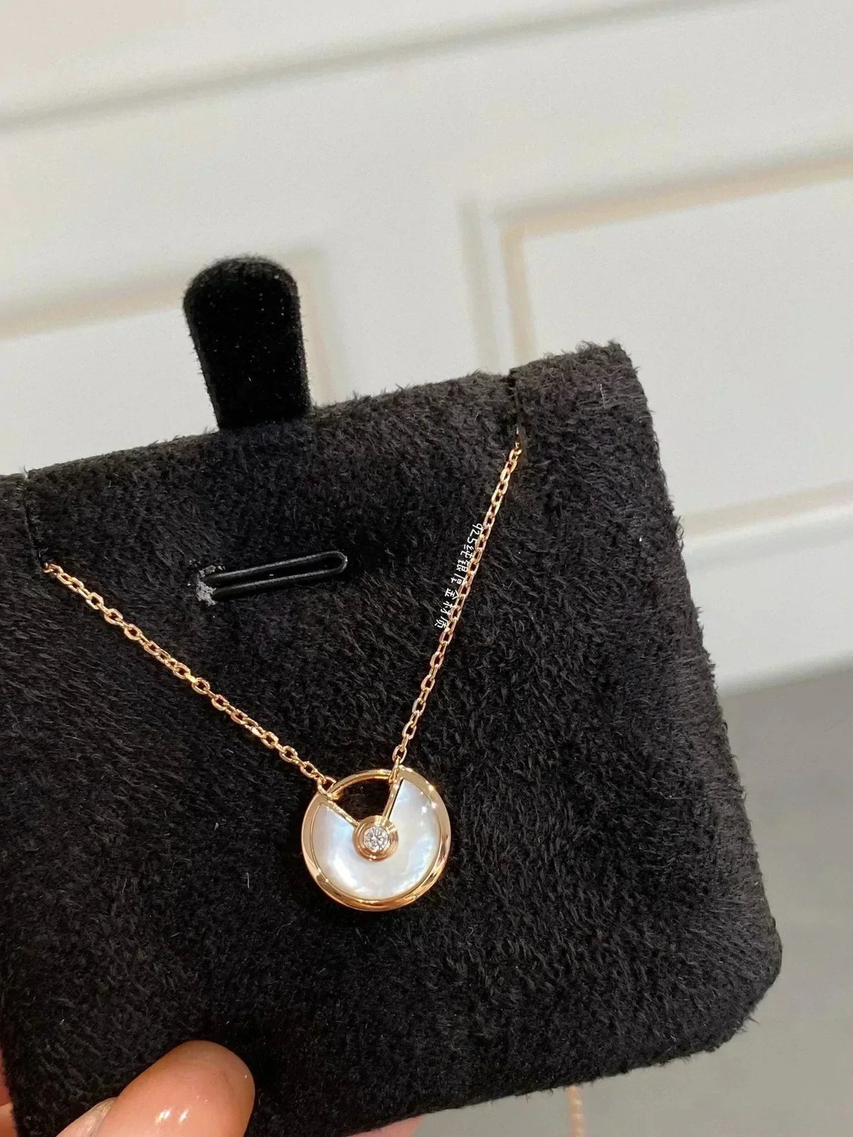 [Zalyn Jewelry ]AMULETTE ROSE GOLD MOP NECKLACE