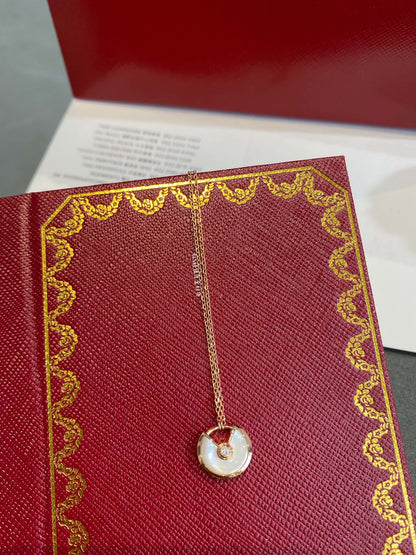 [Zalyn Jewelry ]AMULETTE ROSE GOLD MOP NECKLACE