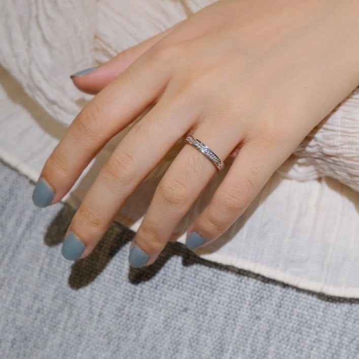[Zalyn Jewelry ]LOVE RING 2.65MM DIAMOND