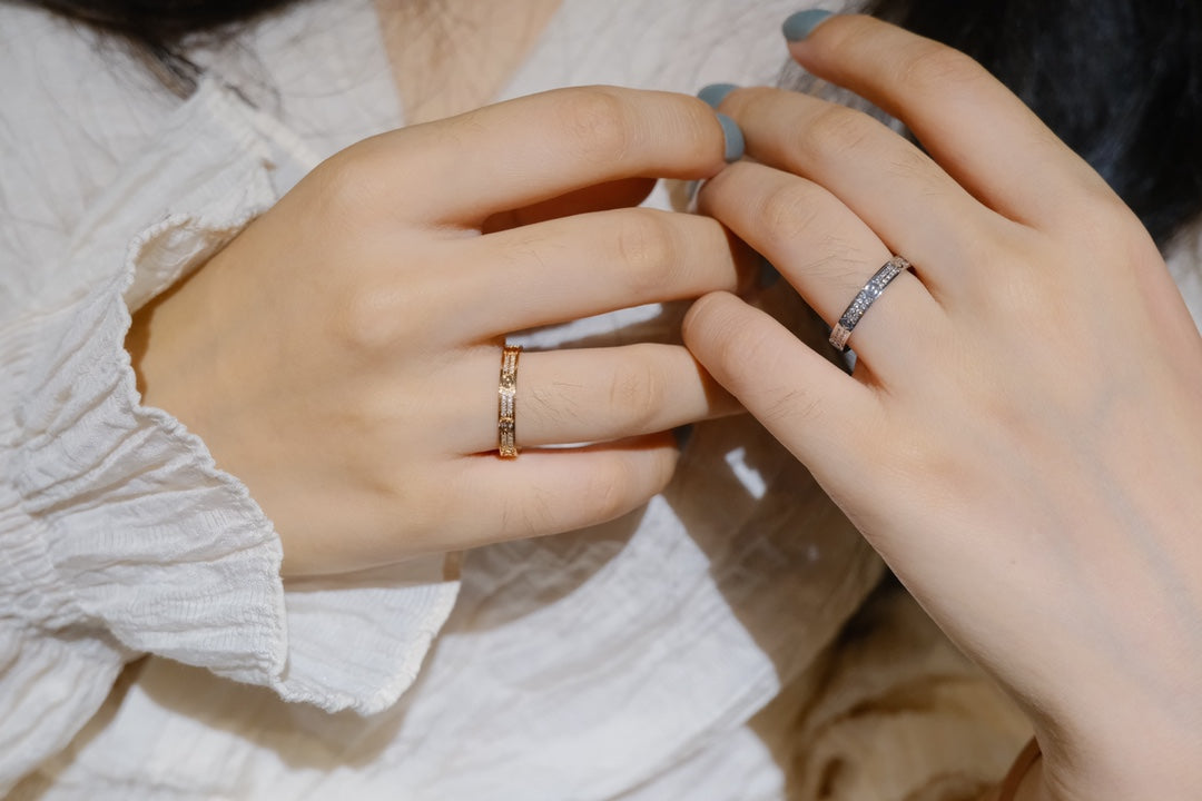 [Zalyn Jewelry ]LOVE RING 2.65MM DIAMOND