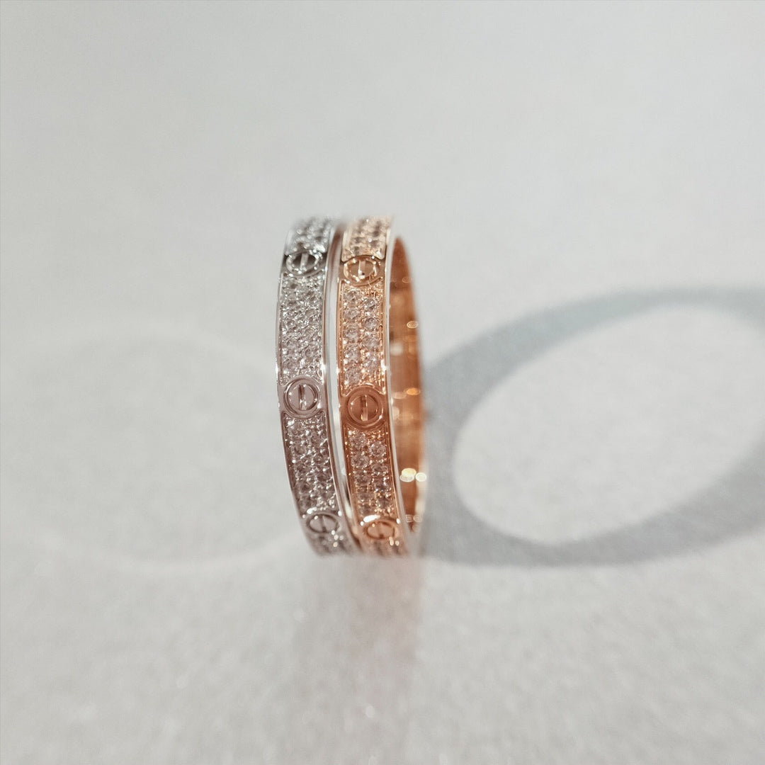 [Zalyn Jewelry ]LOVE RING 2.65MM DIAMOND