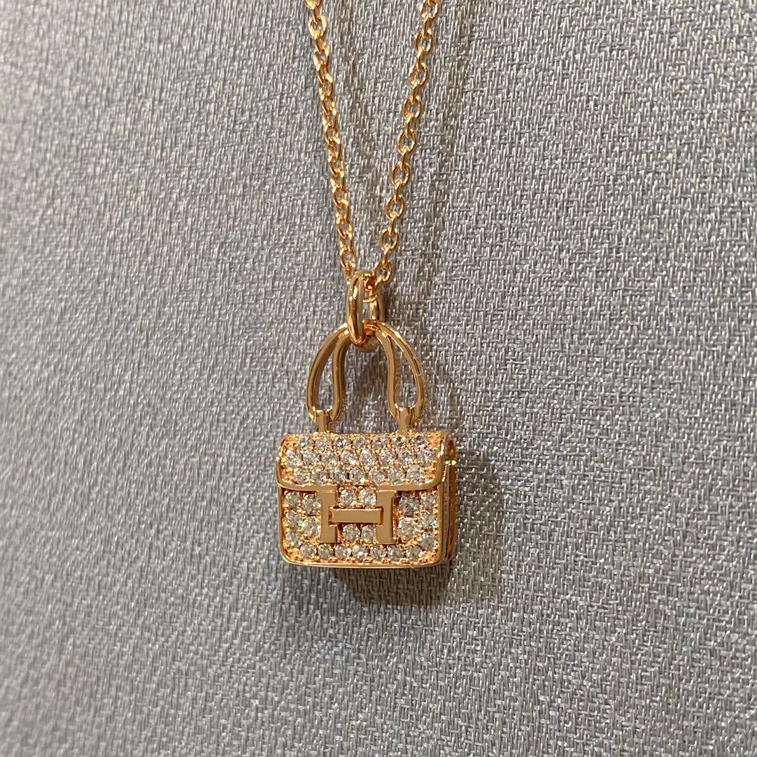 [Zalyn]CONSTANCE PEDANT DIAMOND NECKLACE