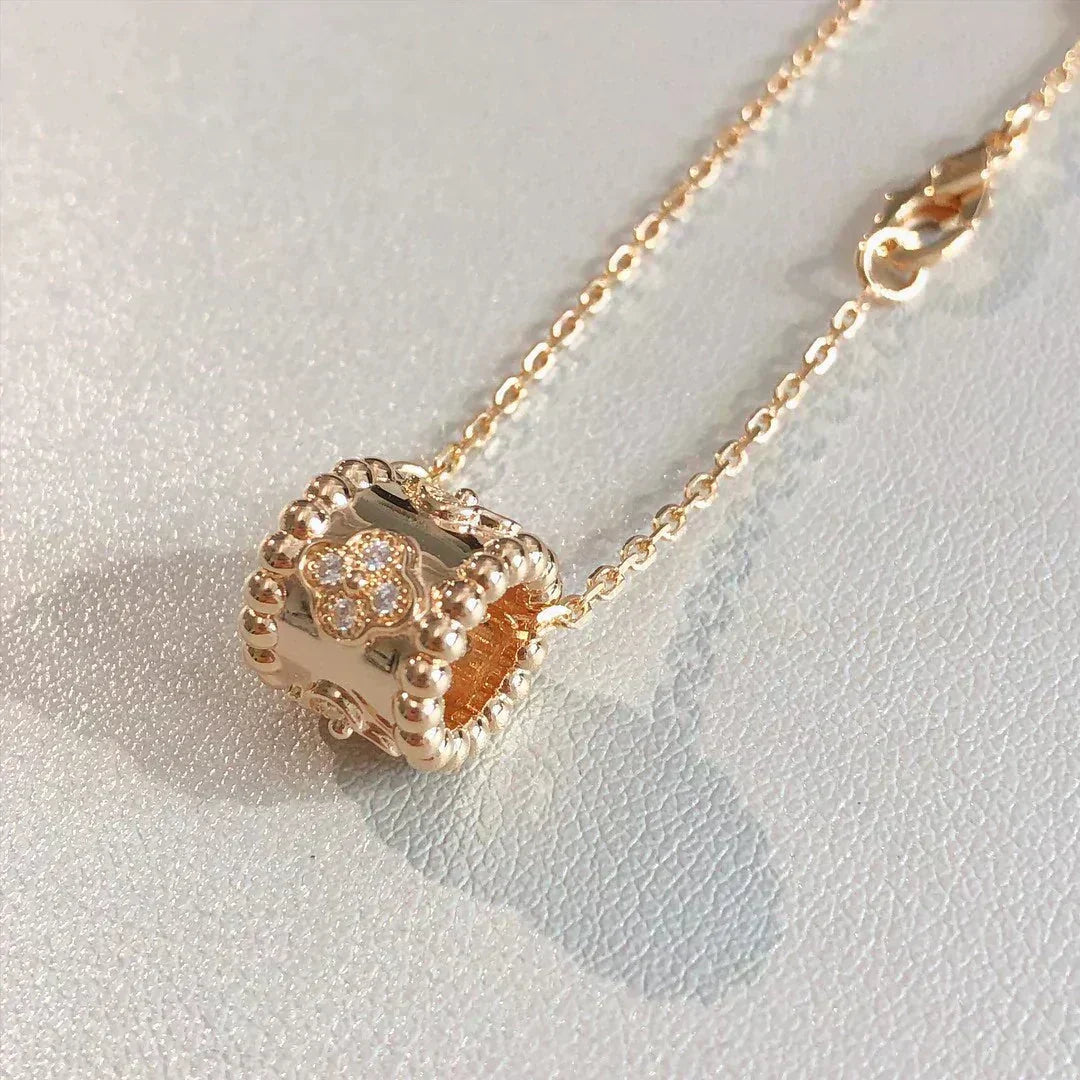 [Zalyn Jewelry ]PERLEE PEDANT NECKLACE GOLD / ROSE GOLD