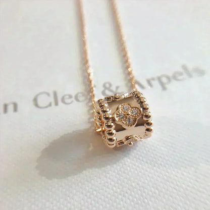[Zalyn Jewelry ]PERLEE PEDANT NECKLACE GOLD / ROSE GOLD