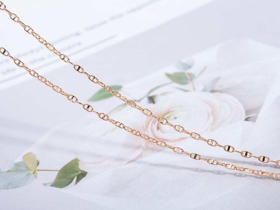 [Zalyn]ECHAPPEE NECKLACE ROSE GOLD