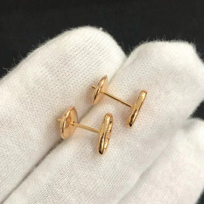 [Zalyn]CHAINE SMALL EARRINGS GOLD AND SILVER