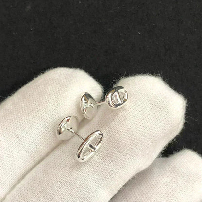 [Zalyn]CHAINE SMALL EARRINGS GOLD AND SILVER