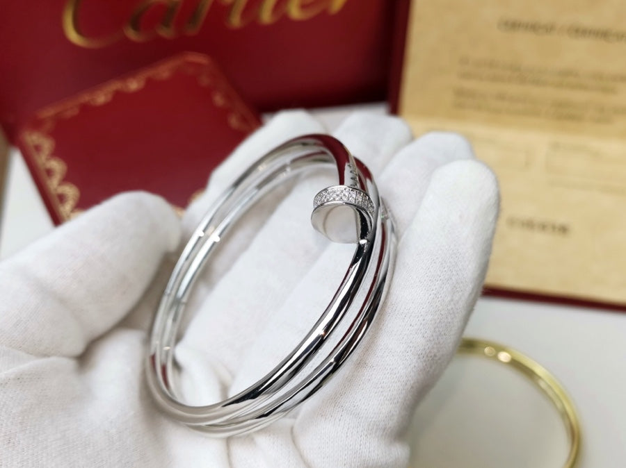 [Zalyn Jewelry ]JUSTE BRACELET 3.5MM DOUBLE ROW DIAMOND