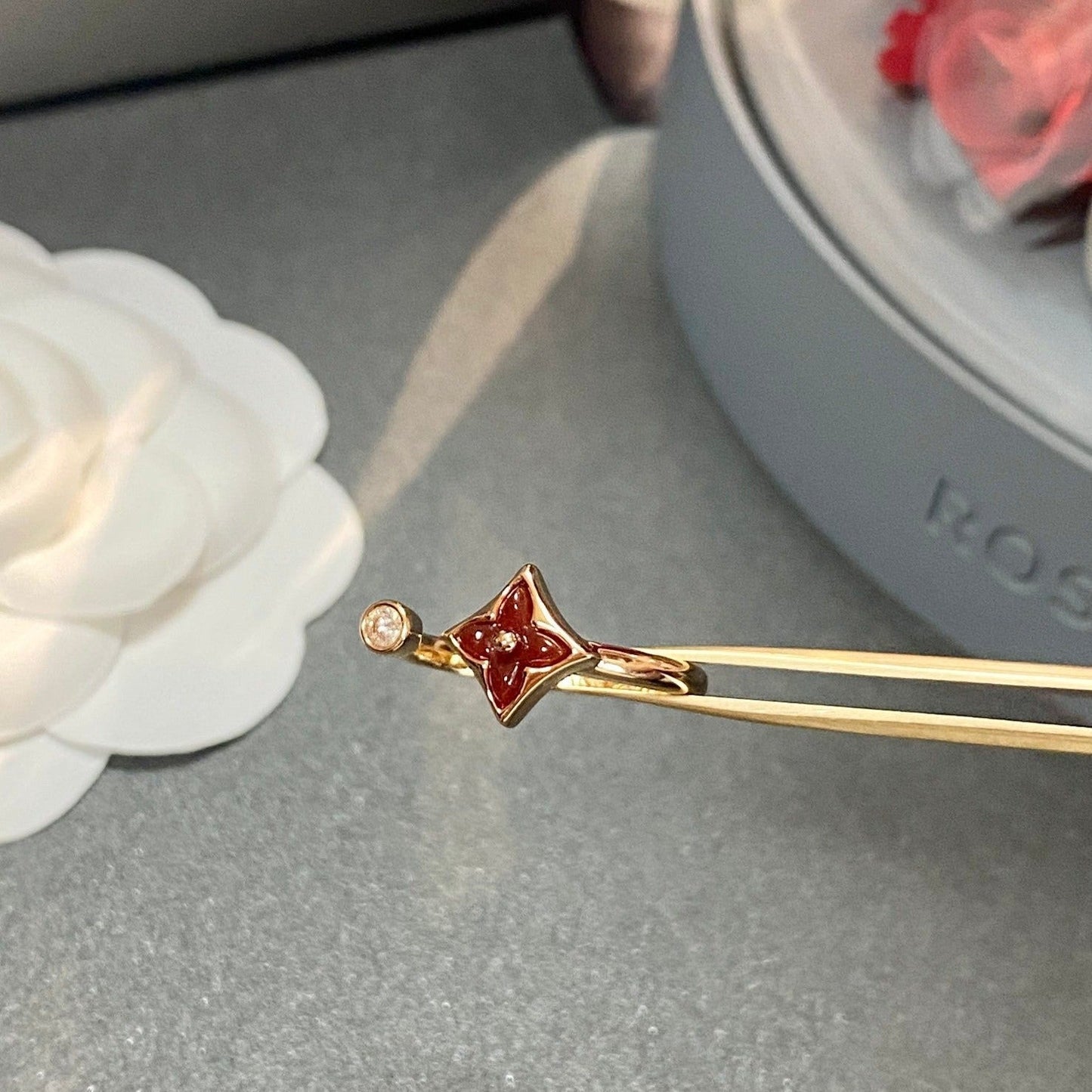 [Zalyn]STAR 1 DIAMOND OPEN RING