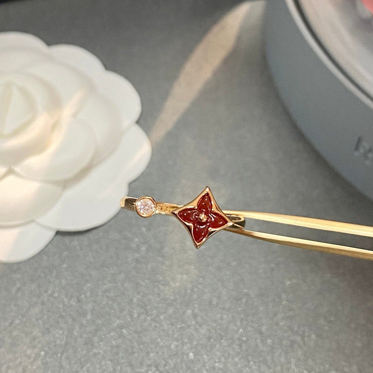 [Zalyn Jewelry ]STAR 1 DIAMOND OPEN RING