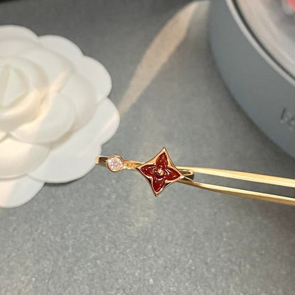 [Zalyn]STAR 1 DIAMOND OPEN RING