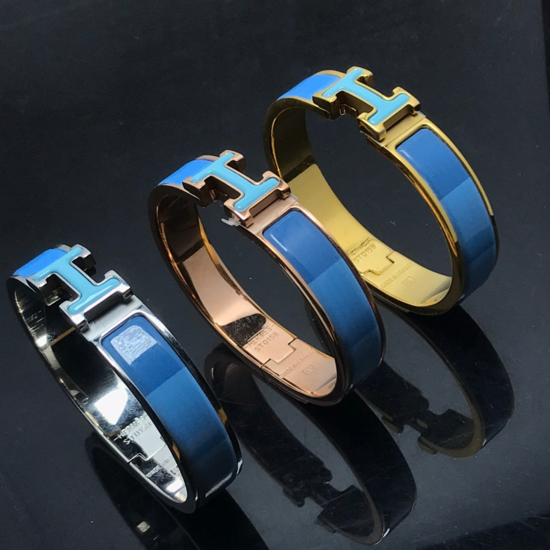 [Zalyn]H BRACELET BLUE RAINBOW CERAMIC