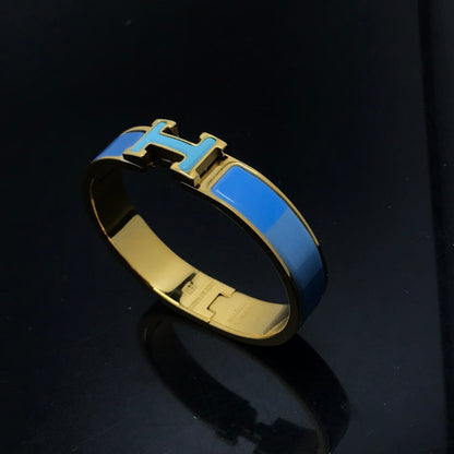 [Zalyn]H BRACELET BLUE RAINBOW CERAMIC