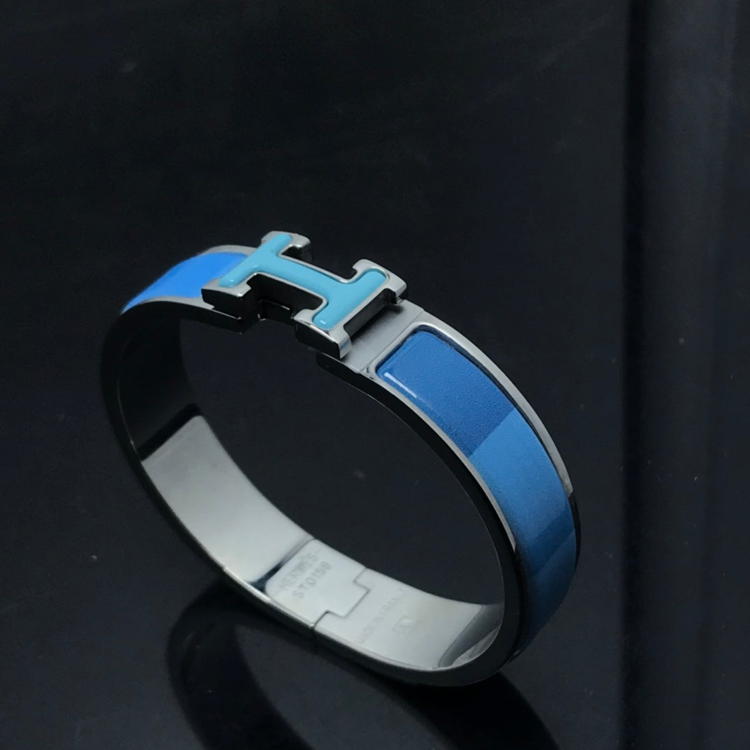 [Zalyn]H BRACELET BLUE RAINBOW CERAMIC