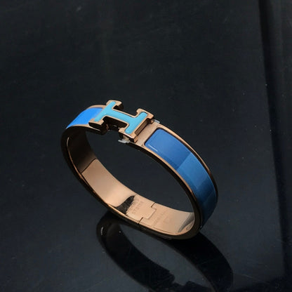 [Zalyn]H BRACELET BLUE RAINBOW CERAMIC