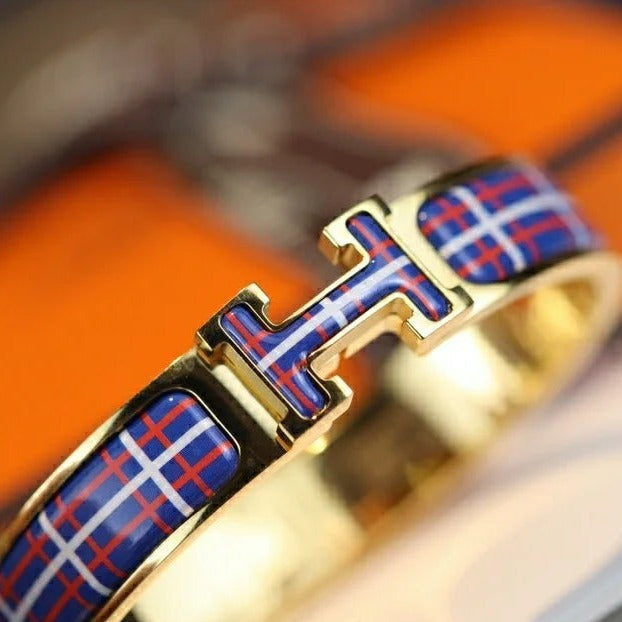 [Zalyn]H TARTAN BRACELET 12MM