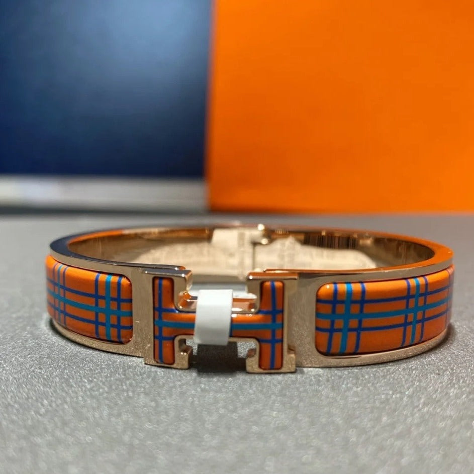 [Zalyn]H TARTAN BRACELET 12MM
