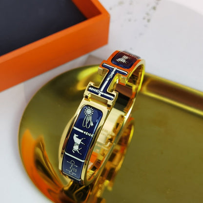 [Zalyn]H COUVERTURES DARK BLUE BRACELET