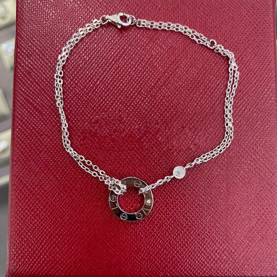 [Zalyn Jewelry ]LOVE BRACELET 2 DIAMOND