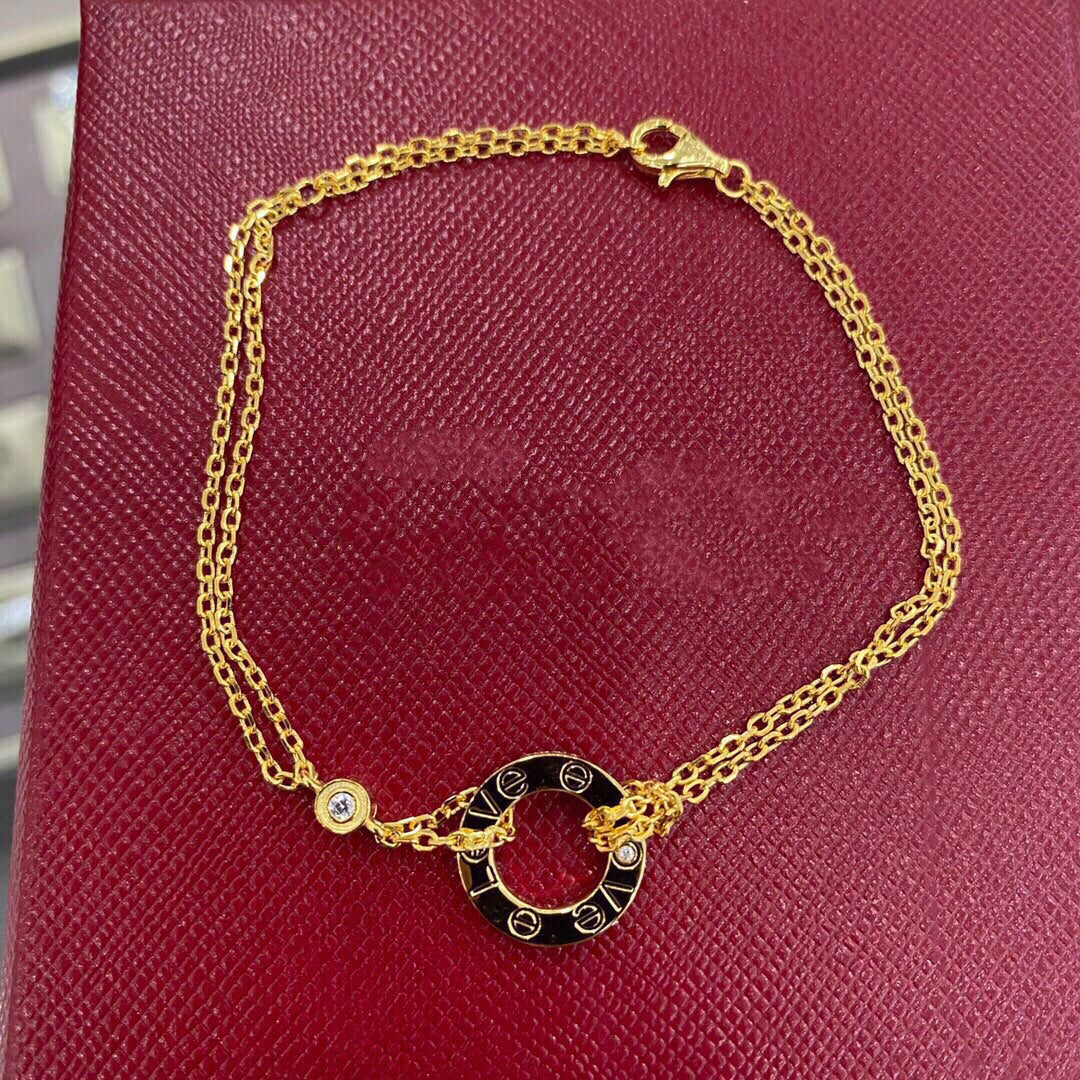 [Zalyn Jewelry ]LOVE BRACELET 2 DIAMOND