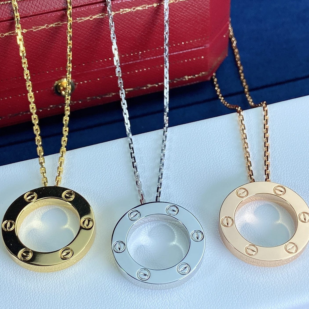 [Zalyn Jewelry ]LOVE NECKLACE 16MM