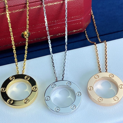 [Zalyn Jewelry ]LOVE NECKLACE 16MM