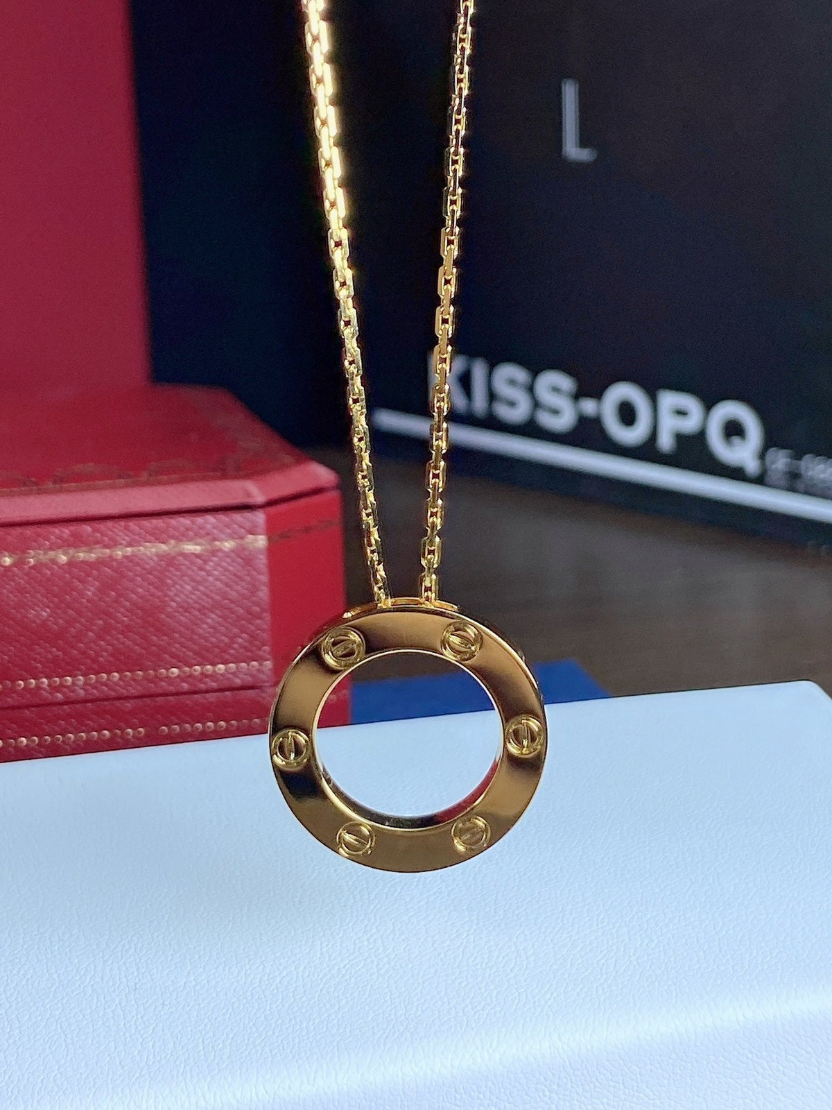 [Zalyn Jewelry ]LOVE NECKLACE 16MM