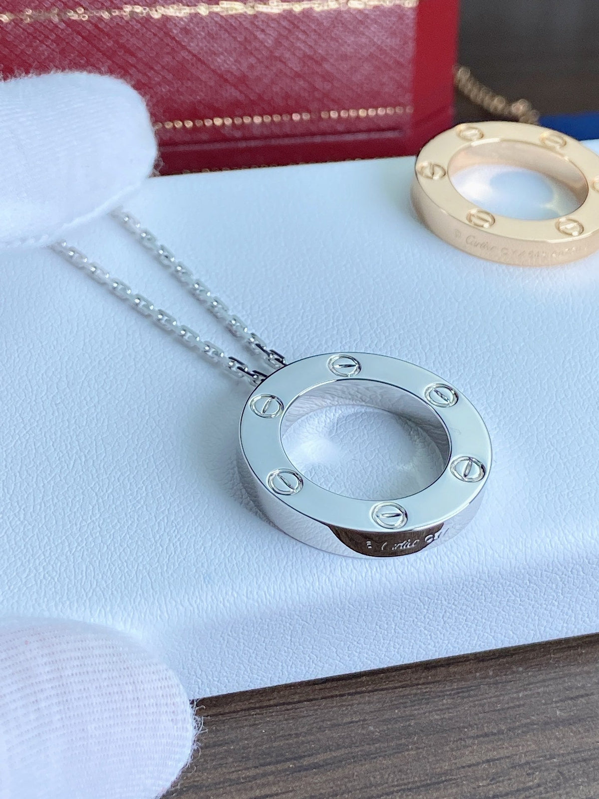 [Zalyn Jewelry ]LOVE NECKLACE 16MM