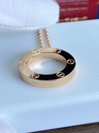 [Zalyn Jewelry ]LOVE NECKLACE 16MM