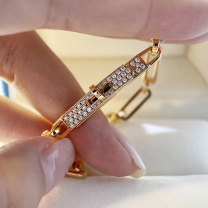 [Zalyn]CHAINE BRACELET SMALL MODEL DIAMOND