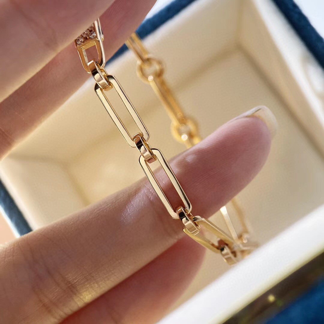 [Zalyn]CHAINE BRACELET SMALL MODEL DIAMOND