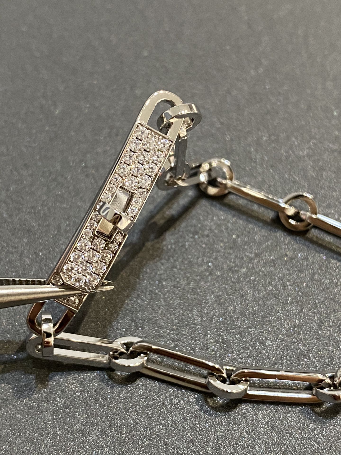 [Zalyn]CHAINE BRACELET SMALL MODEL DIAMOND