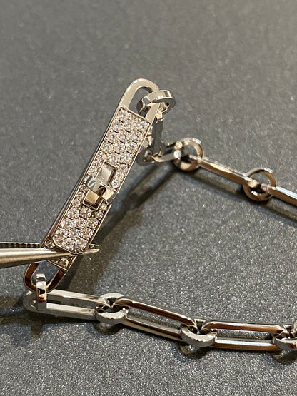 [Zalyn]CHAINE BRACELET SMALL MODEL DIAMOND