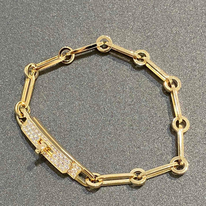 [Zalyn]CHAINE BRACELET SMALL MODEL DIAMOND