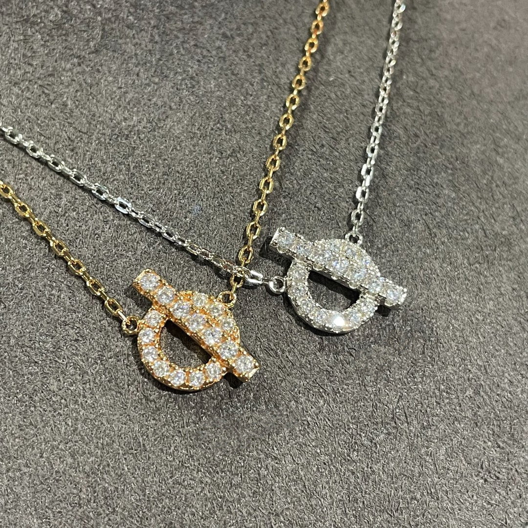 [Zalyn]ECHAPEE NECKLACE DIAMOND
