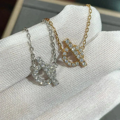 [Zalyn]ECHAPEE NECKLACE DIAMOND