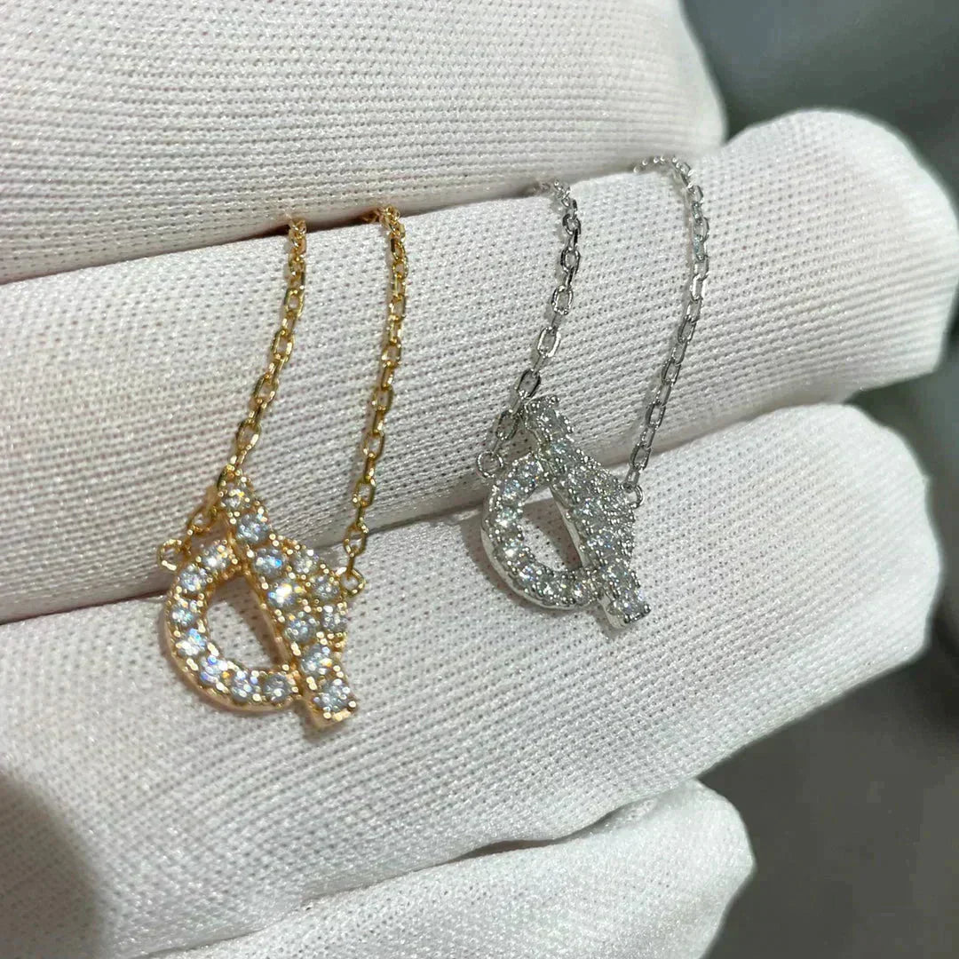 [Zalyn]ECHAPEE NECKLACE DIAMOND