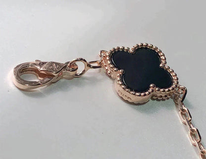[Zalyn Jewelry ]CLOVER 5 MOTIFS MULTICOLOR BRACELET