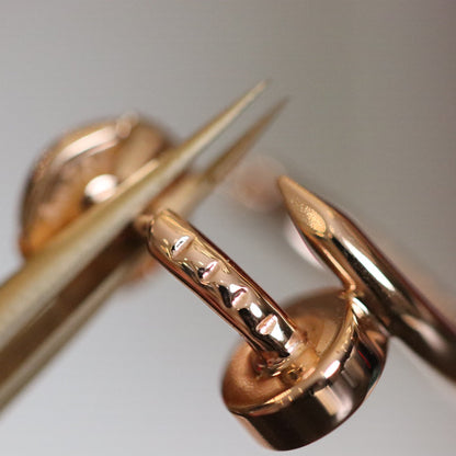 [Zalyn Jewelry ]JUSTE EARRINGS PINK GOLD
