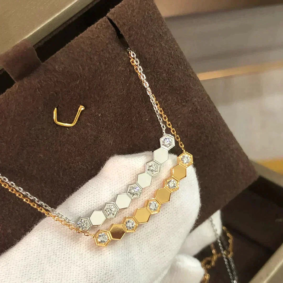 [Zalyn]BEE LOVE NECKLACE DIAMOND